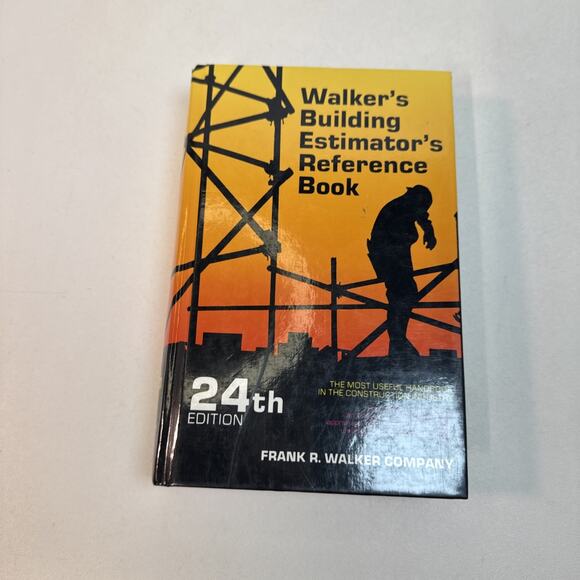 Walker’s Building Estimators Reference Book 24th Edition - Picture 1 of 4